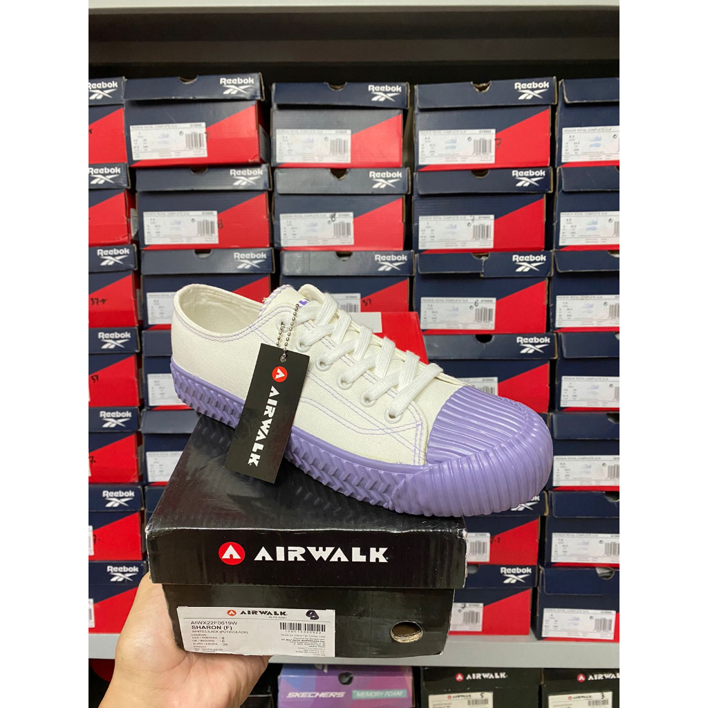 Airwalk Sharon White Lilac Women's Shoes Original