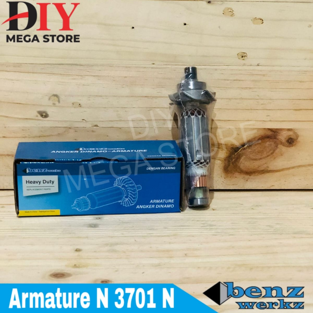 Armature benz angker dinamo mesin trimmer profil kayu makita N 3701 N ARMATURE MESIN TRIMER N3701/ A