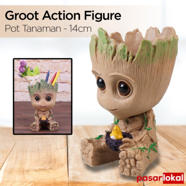 

Unik Action Figure Holding Pot Tanaman 14cm TKR9 Brown Diskon