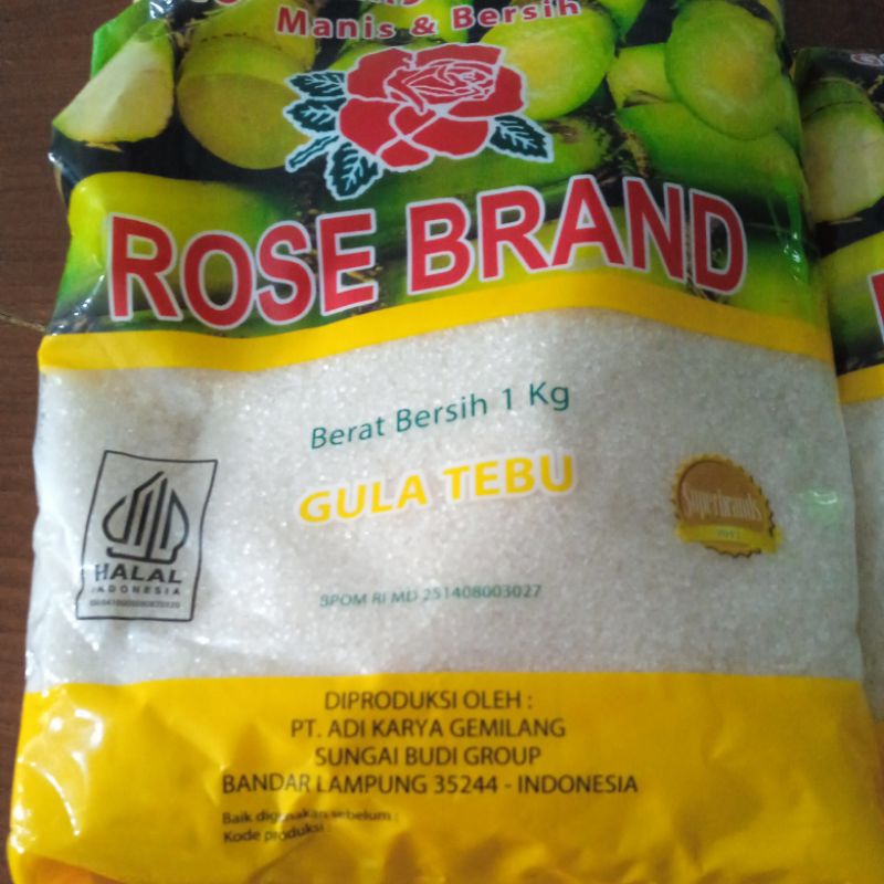 

Gula pasir merek rosebrand
