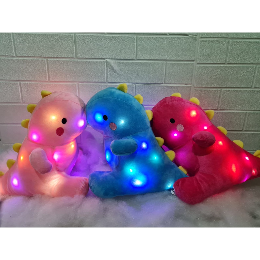 Boneka/Boneka Dinosaurus/Boneka Dinosaurus Menyala{LED}/ Boneka DINOSAURUS Lucu(NEW ARIVAL)