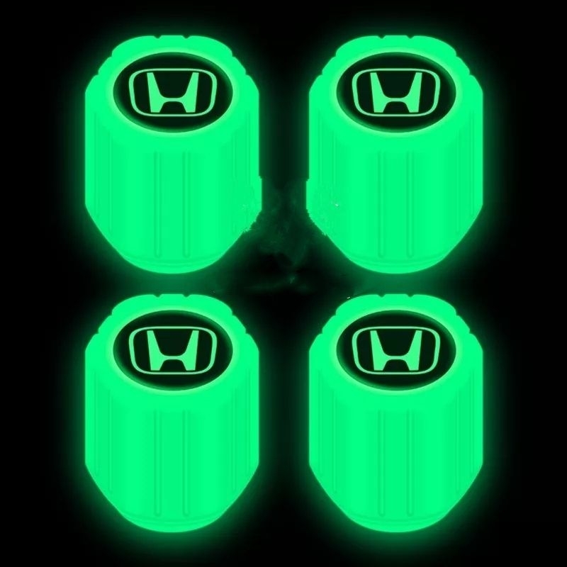 Tutup Pentil Ban Sepeda Motor Mobil Glow in The Dark Luminous Neon 1pcs