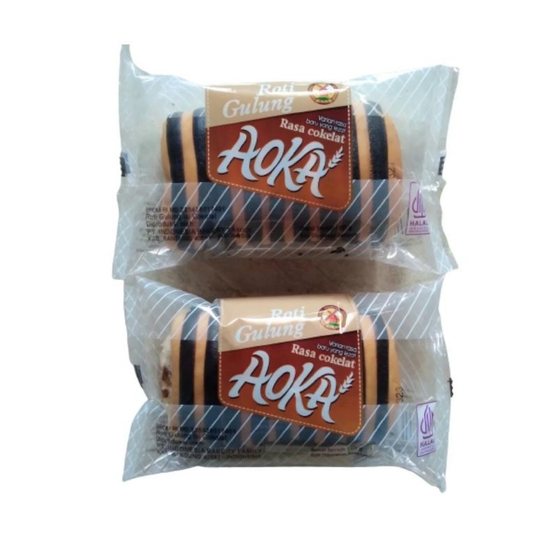 

AOKA Roti Gulung isi Coklat