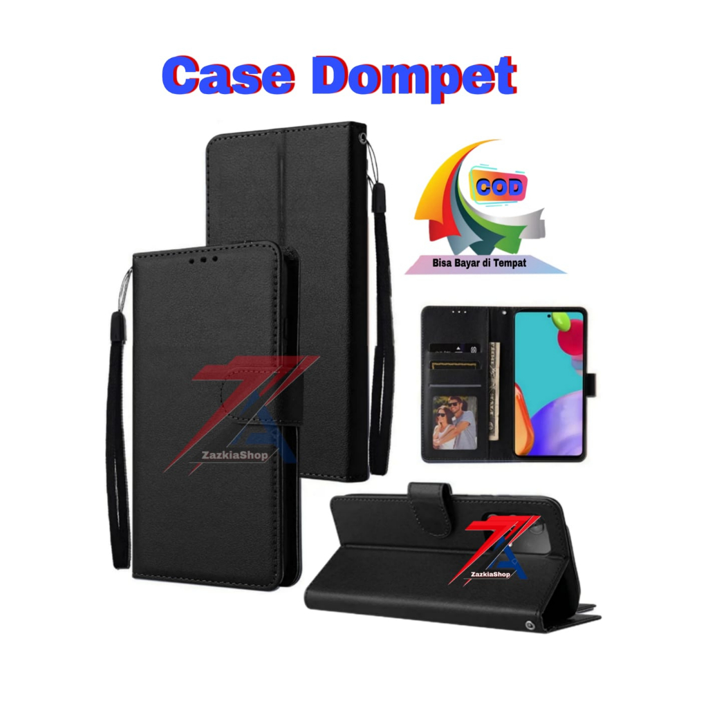 CASE FLIP CASE DOMPET KULIT FOR OPPO F1S/F3/F3 PLUS/F7 CASING DOMPET-FLIP COVER LEATHER-SARUNG HP