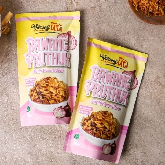

Makanan Ringan Bawang Goreng Pruthuk Penambah Nafsu Makan Varian Original