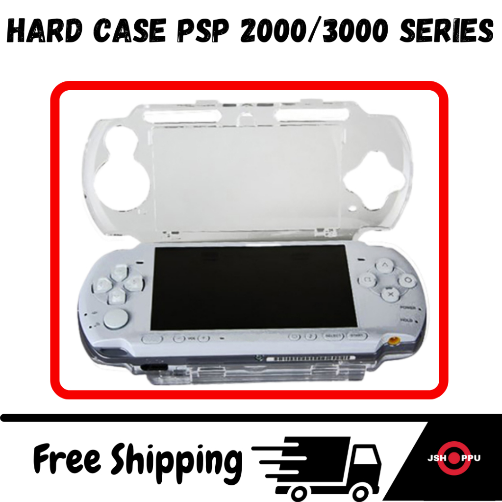 Case PSP 2000 3000 Mika Transparan Crystal Hard Case PSP 2000/3000 Slim