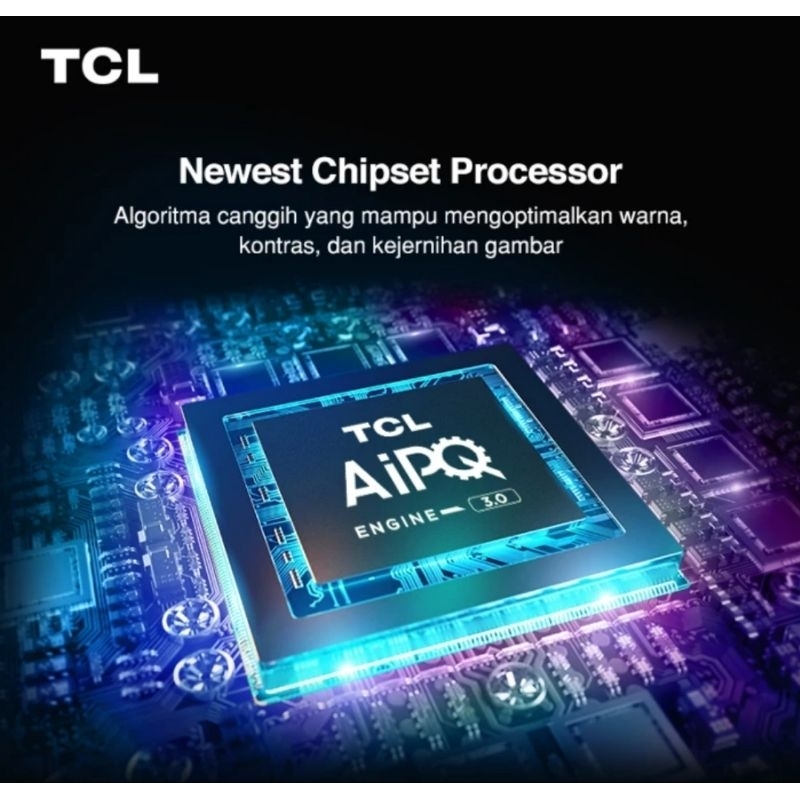 TCL 50A50 Smart TV 50 Inch Google TV 4K UHD Dolby Atmos Garansi Resmi