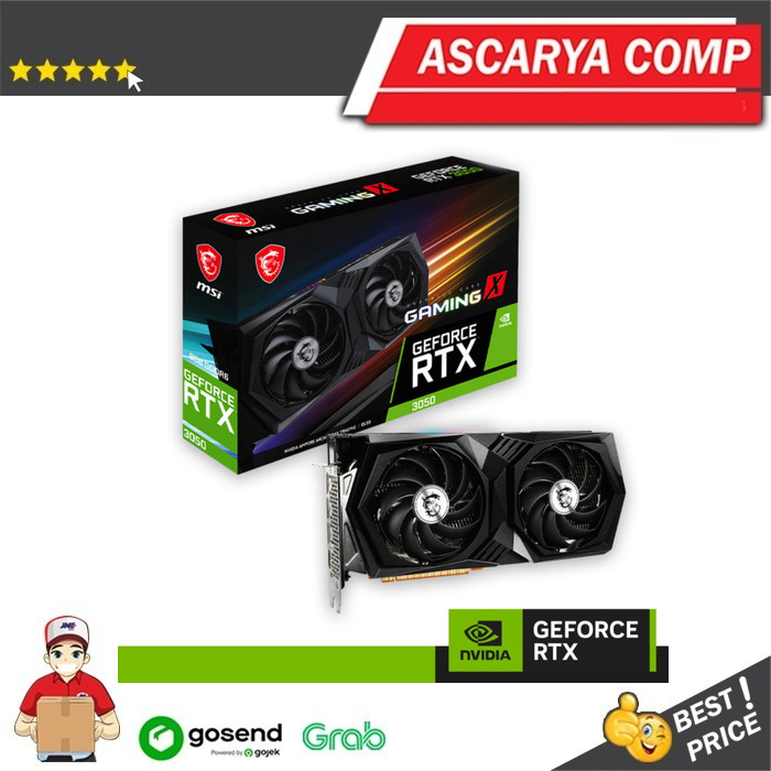 MSI GeForce RTX 3050 GAMING X 8GB GDDR6 / RTX 3050 / RTX3050