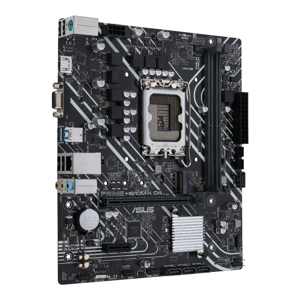 ASUS PRIME H610M-K D4 Motherboard (DDR4, LGA1700)