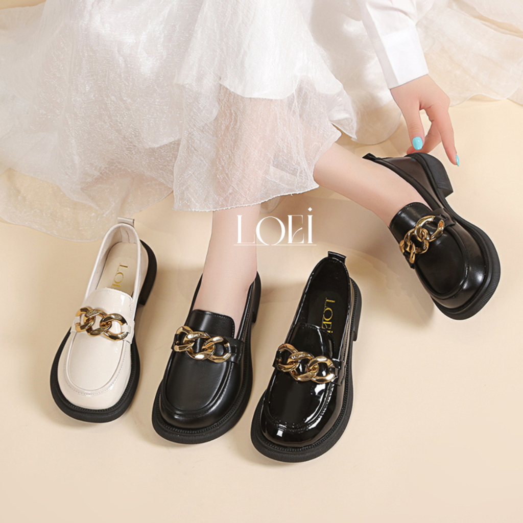 Sepatu Docmart Wanita Loafers Shoes Import 722