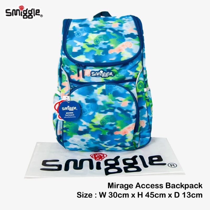 Tas smiggle access mirror quality/Smiggle mirage access backpack