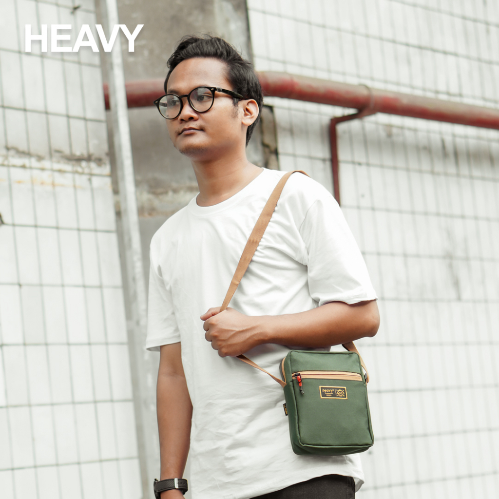 [HEAVY.BAG] SLINGBAG ORIGINAL HEAVY. TAS SELEMPANG . SLINGBAG HEAVY . TAS PRIA HEAVY . SLINGBAG MINI