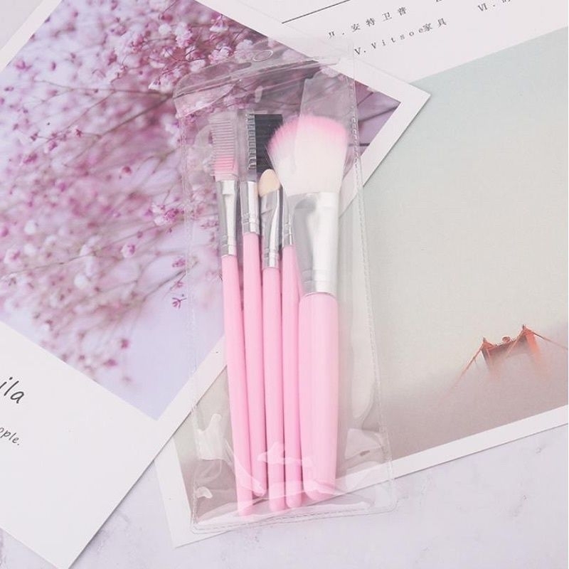 Kuas Make Up brush set 5in 1 packingan Make up tools/brush