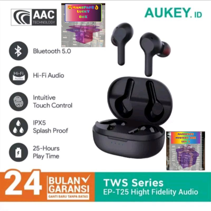 HEADSET TWS AUKEY EP-T25 HIGH FIDELITY AUDIO BLUETOOTH