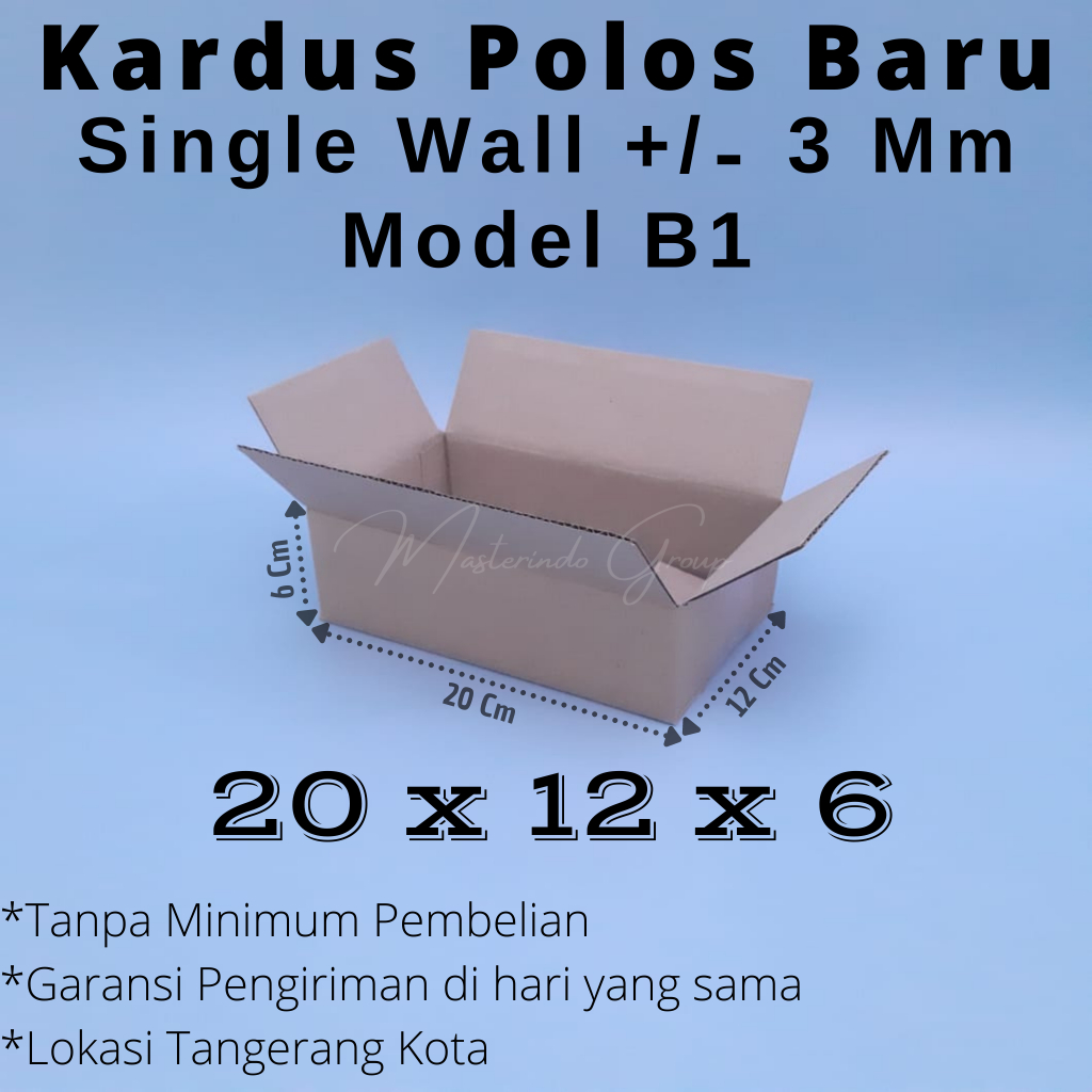 

Kardus 20x12x6 Cm