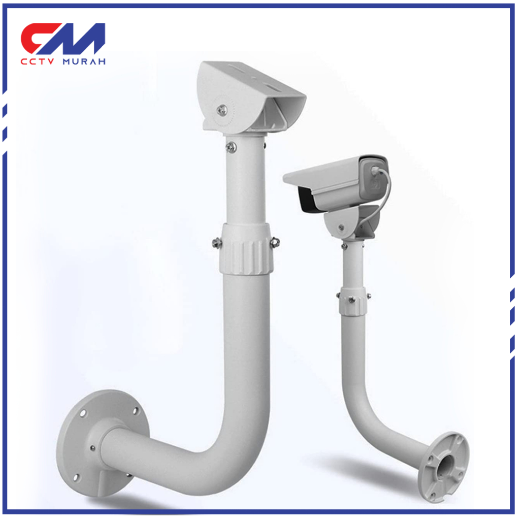 Adjustable Bracket Dinding J Ukuran 30-60cm CCTV Camera/Bracket Dinding J Ukuran 30-60cm