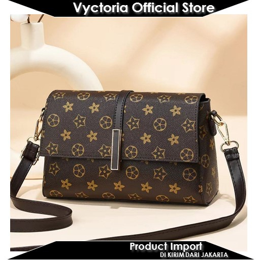 (COD) Vyctoria VOS12158 Tas Selempang Fashion Import Wanita Cantik LT2105 JT12158 BQ3490 2105 12158 3490