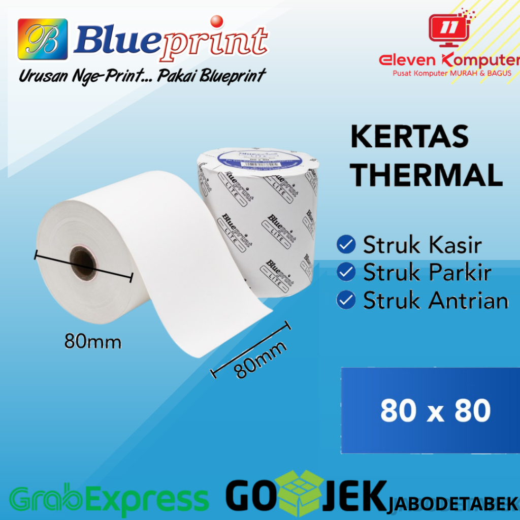 

Blueprint Kertas Thermal Coreless 80x80 mm