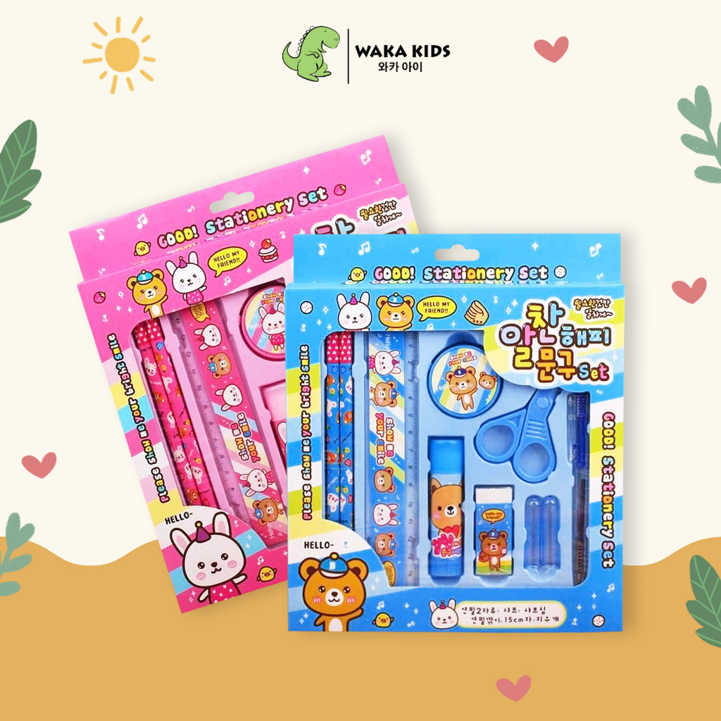 

Wakakids Set Alat Tulis Anak Karakter Paket Lengkap 10in1 Stationary Sekolah Venhs