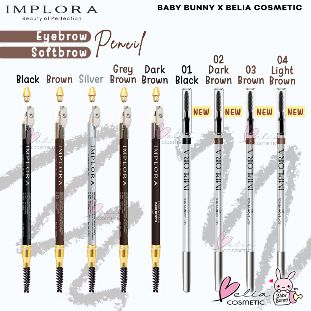 ❤ BELIA ❤ Implora Pensil Alis 2.5 gram (soft eyebrow pencil)