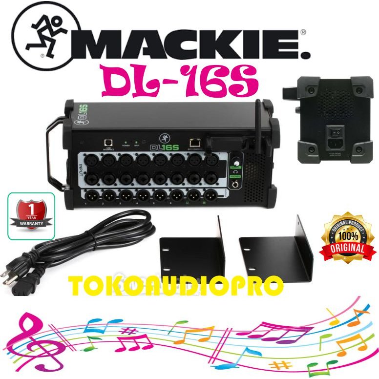 Mixer Mackie DL16S 16-channel Rackmount Digital Mixer Mackie Dl-16S