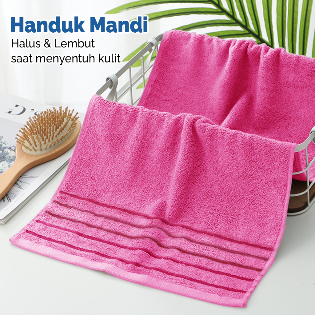 Handuk Kecil Mandi Olahraga Katun Tebal Dewasa Size 35x75cm Perlengkapan Rumah Tangga Import - H32 - 88Blanketstore