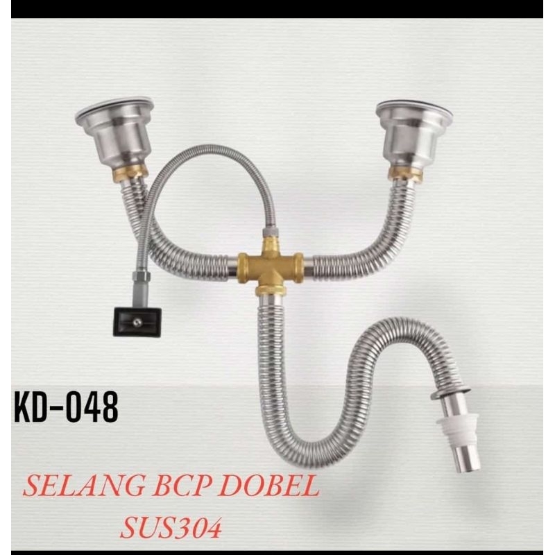 Selang bcp kitchen sink double stainless / Selang sink double stainless