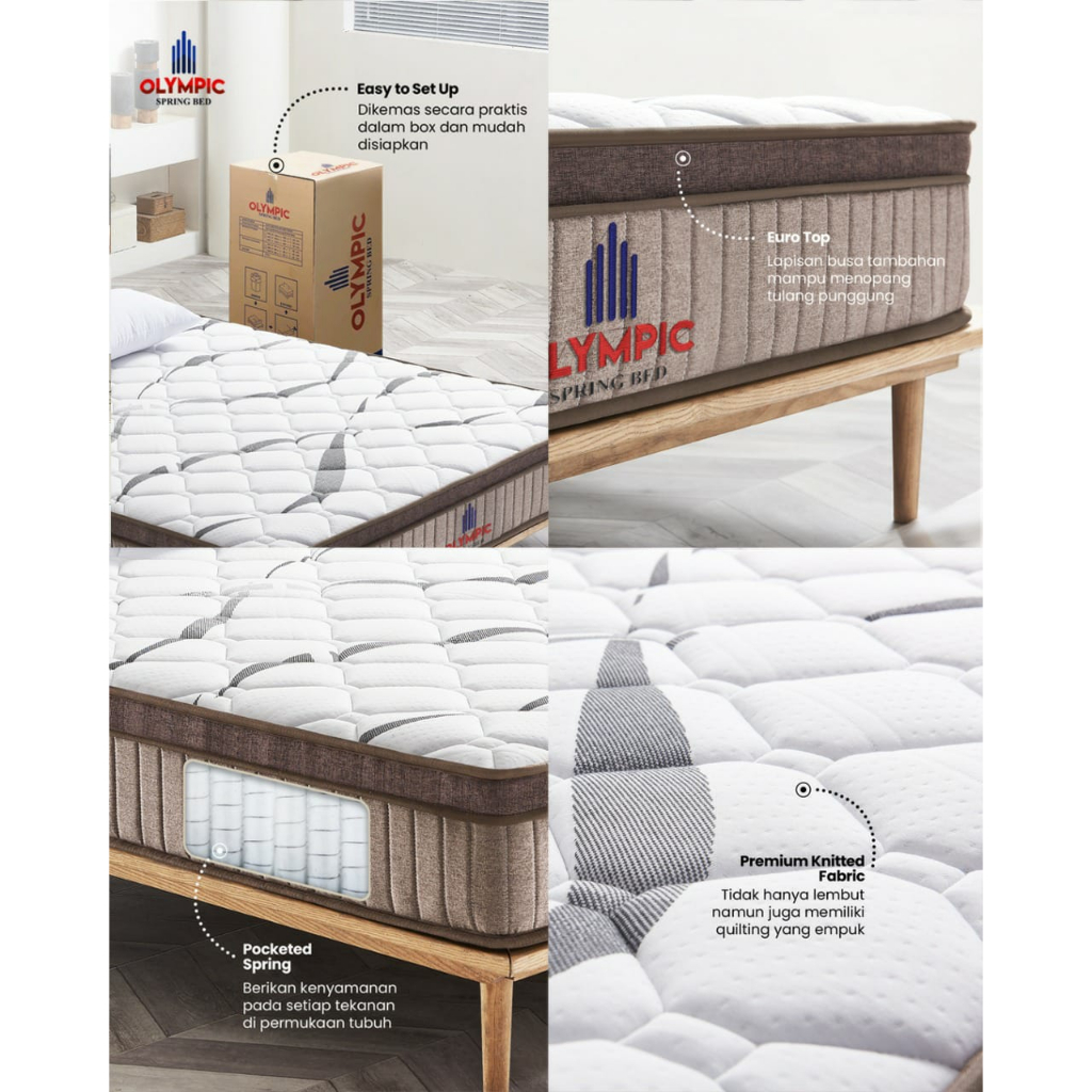 Kasur Springbed Bed Box In Box Olympic Pocket Spring