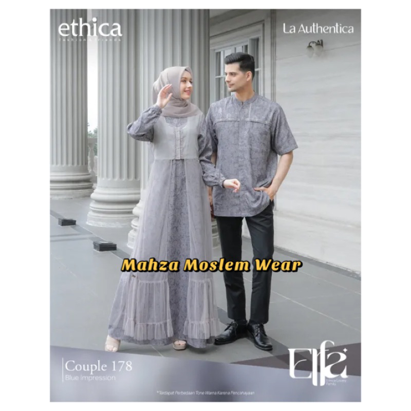 COUPLE 178 BLUE IMPRESSION || COUPLE KELUARGA ORIGINAL ETHICA