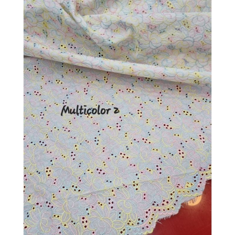 Katun Bordir Putih mukena baju koko