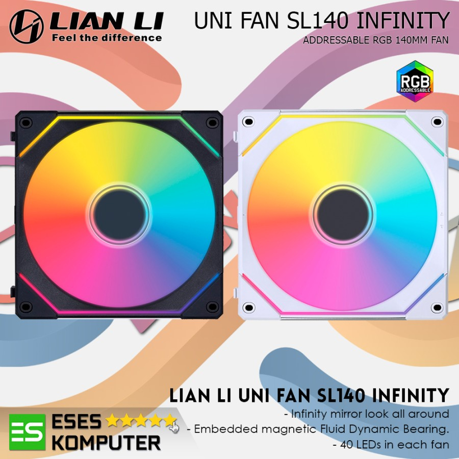 Fan LIAN LI UNI FAN SL140 INFINITY ARGB SL-INFINITY 140mm 14cm Single