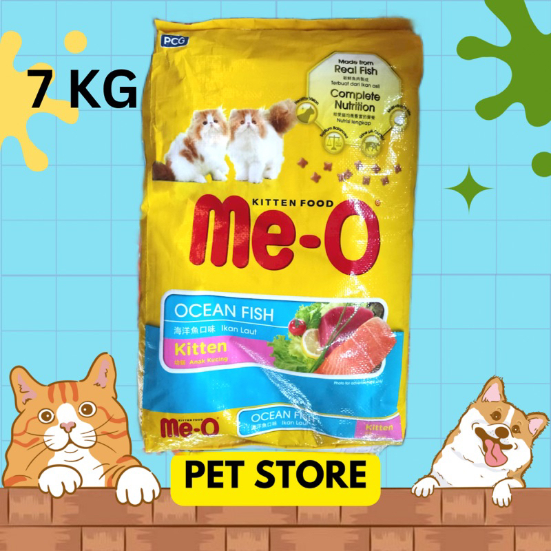 MEO DRY 7KG KITTEN OCEAN FISH Makanan Anak Kucing