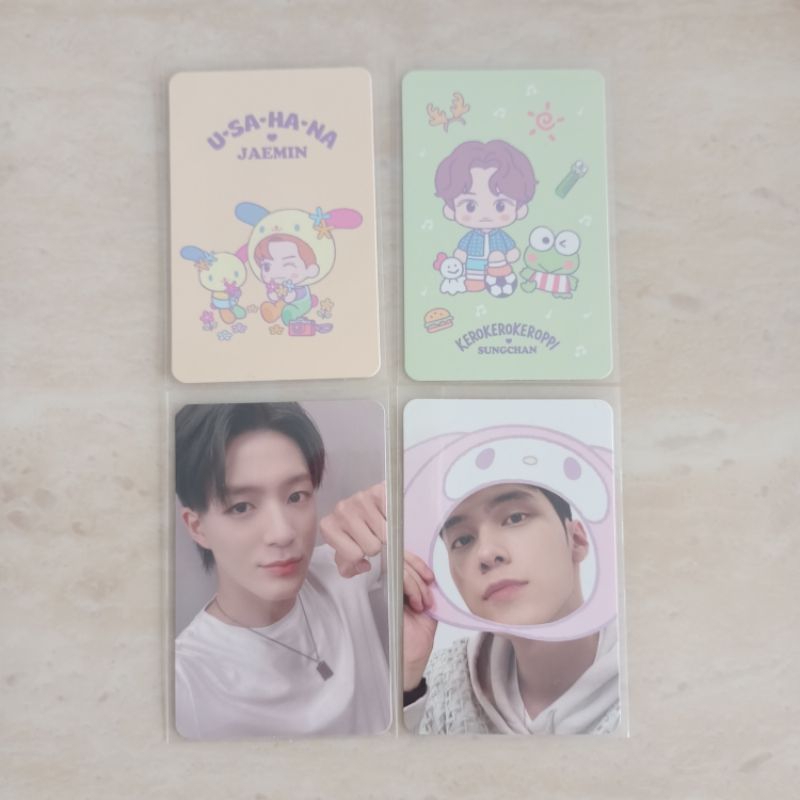 (BACA DESKRIPSI) Photocard NCT Sanrio Trading Card A B Ver Jeno Sungchan Hendery Jaemin