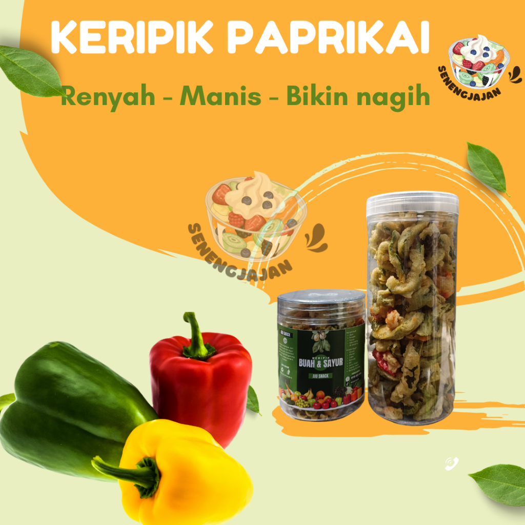 

Keripik Paprika Kripik Super Renyah Dan Gurih Dan HALAL