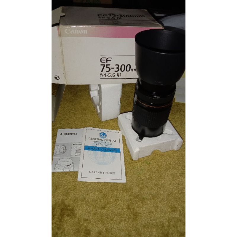 lensa tele telle canon 75-300mm III