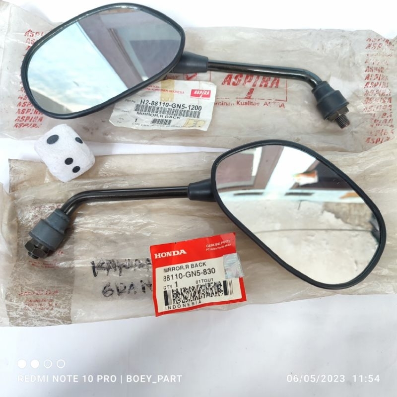 Kaca Spion Honda Astrea grand bulus original ahm  nos