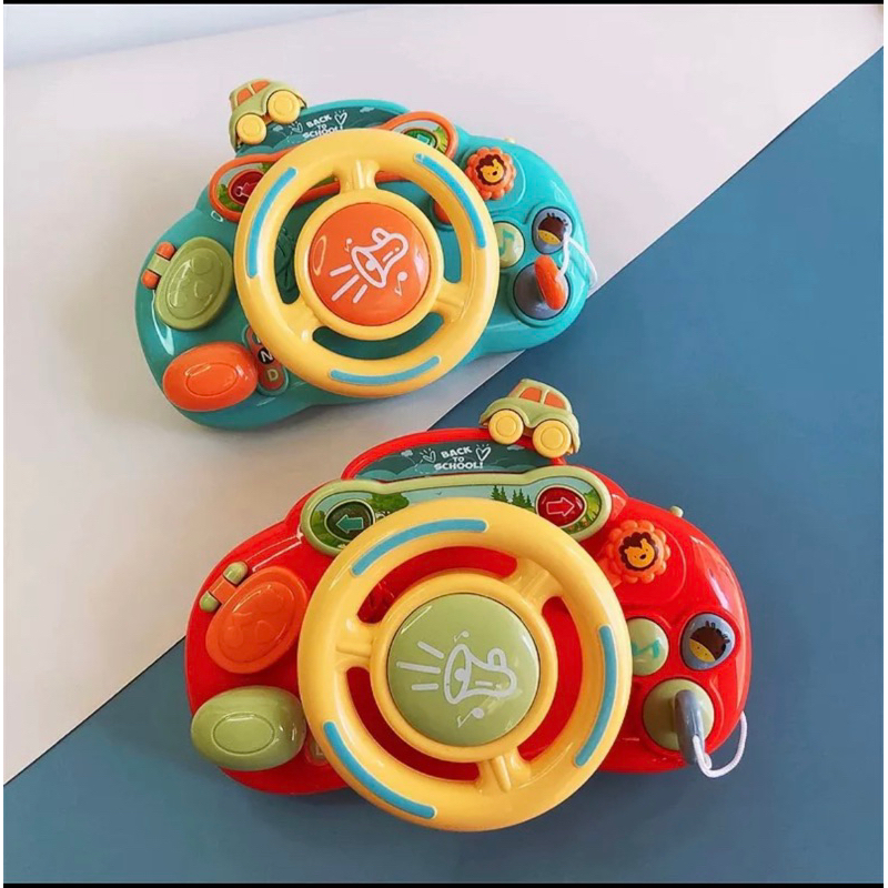 children pretend plays steering wheel mainan setir mobil anak stroller toys