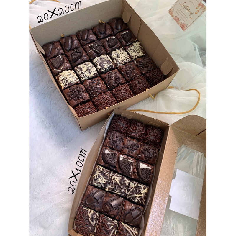 

[Gislicous_] Fudgy Brownies/Brownies Sekat/Brownies Panggang