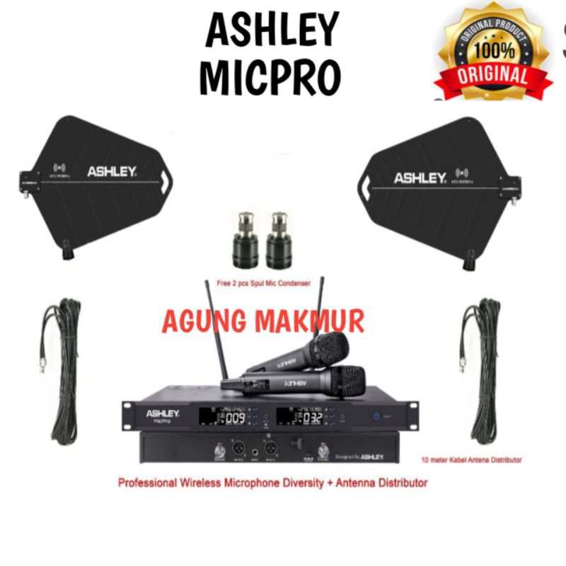 Mic Wireless Ashley MicPro Original
