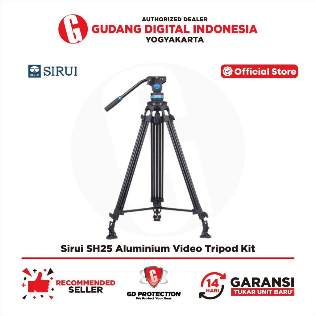 Sirui SH25 Aluminium Video Tripod Kit