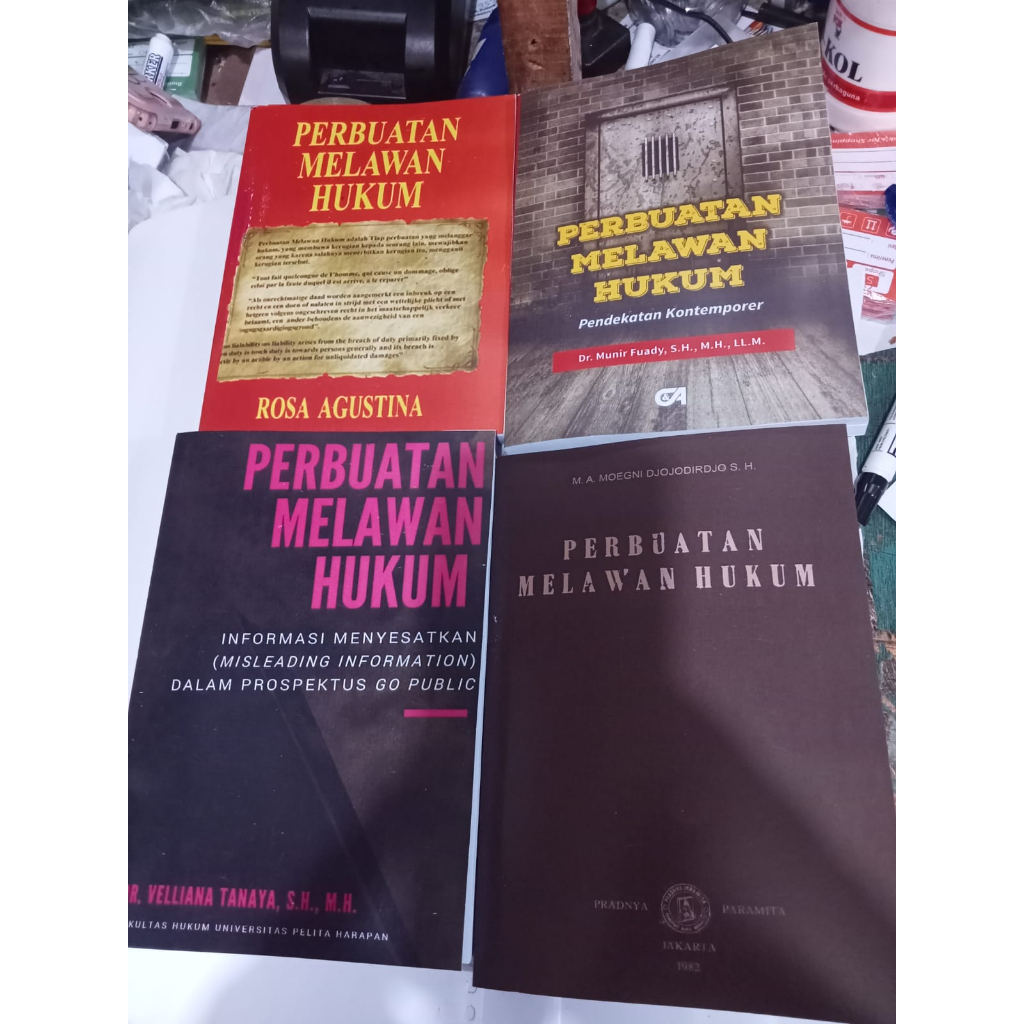 perbuatan melawan hukum ada 4 buku