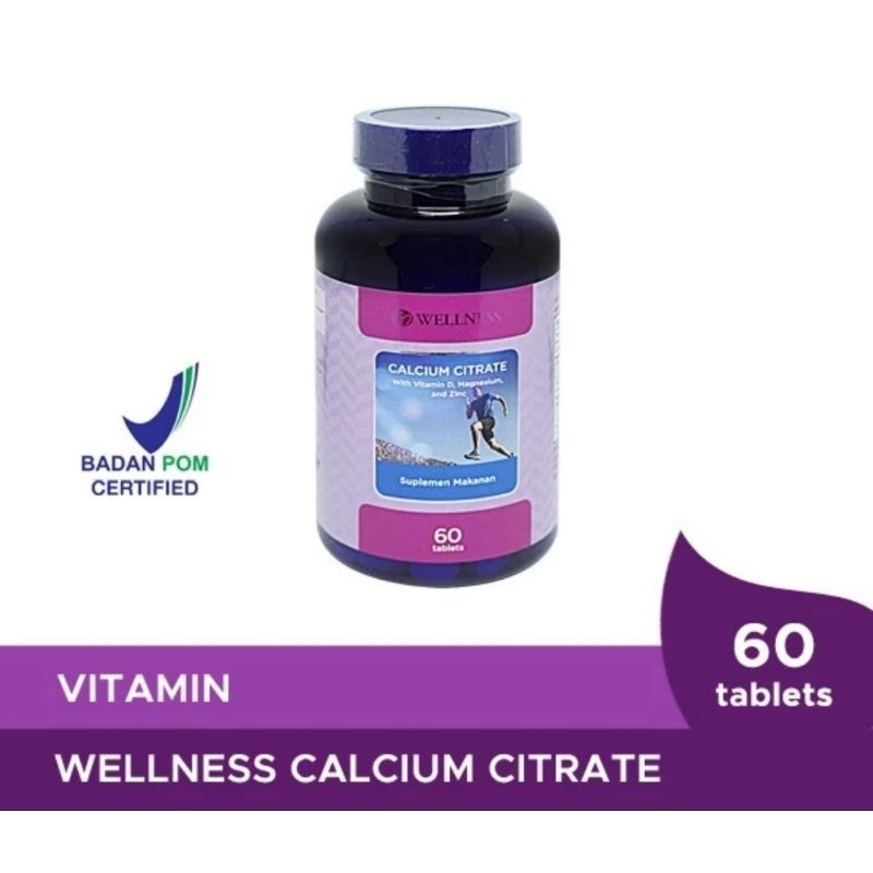 WELLNESS calcium citrate 60