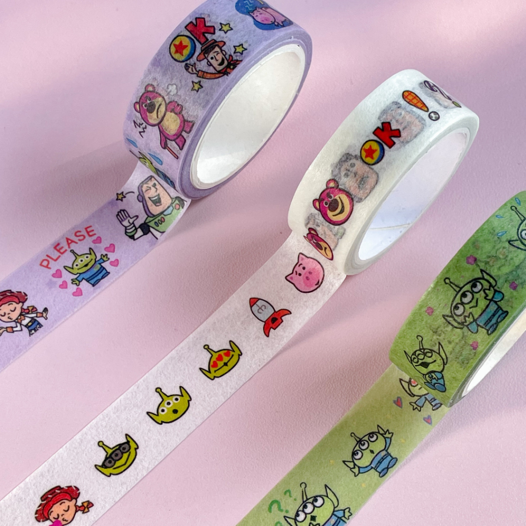 

Toy Story Washi Tape / Masking Tape Lem Kertas Roll