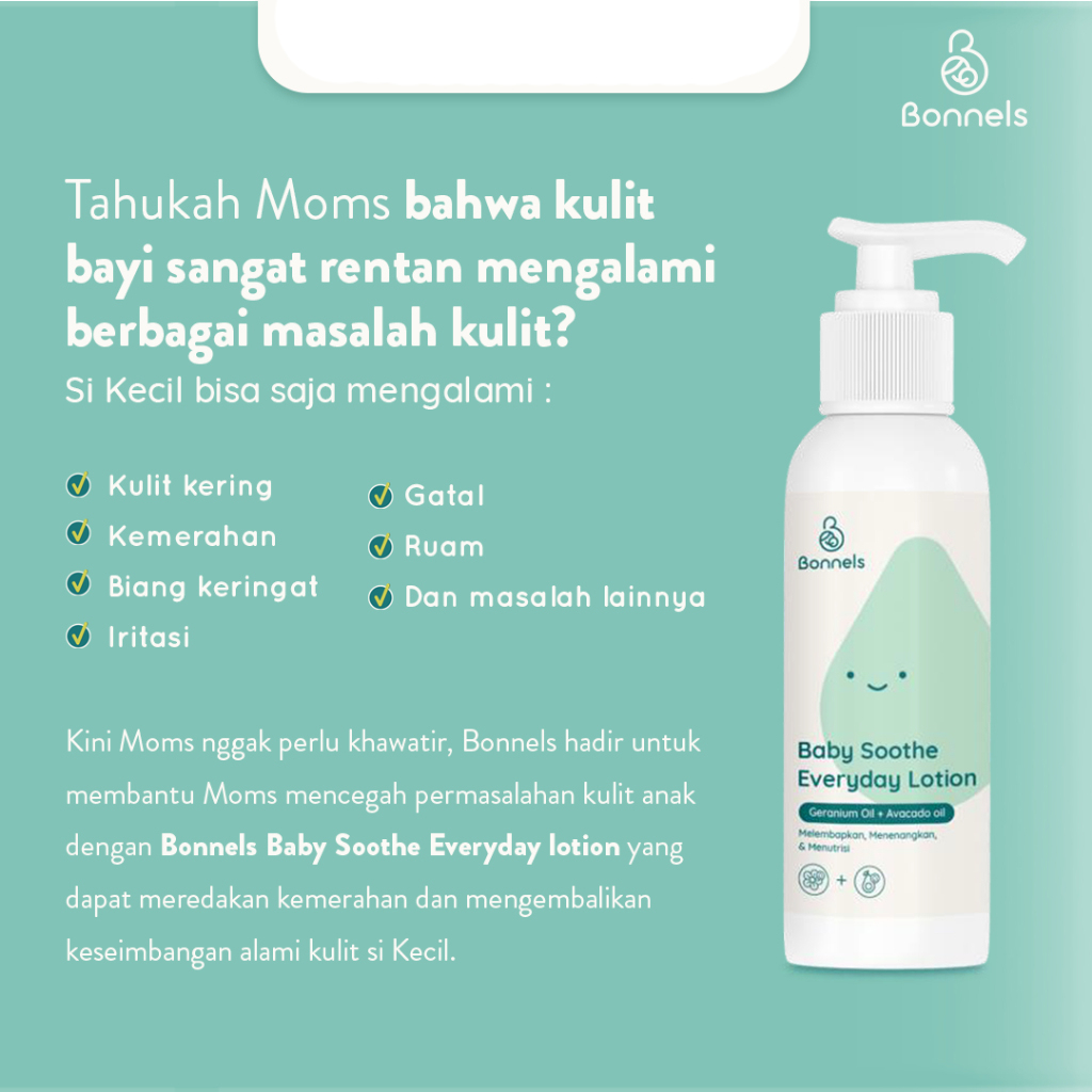 BONNELS BABY SOOTHE EVERYDAY LOTION 240ML