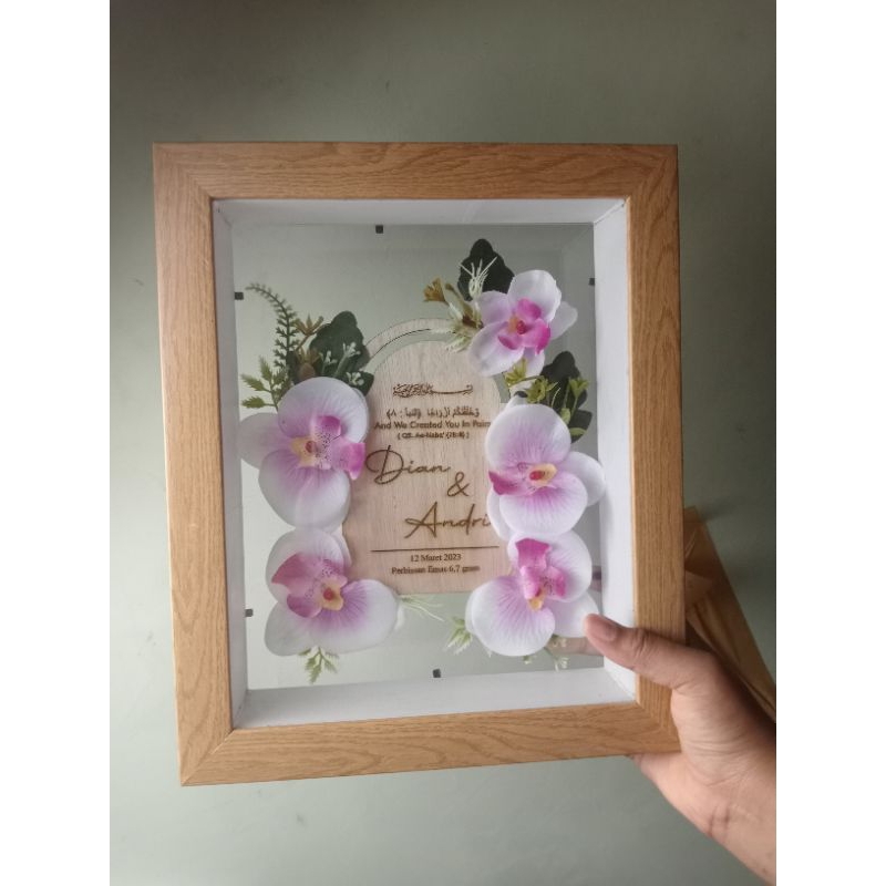 Mahar ELEGAN ANGGREK TRANSPARAN mewah TERMURAH