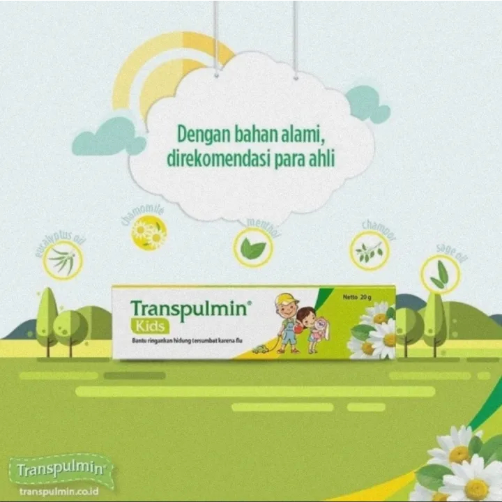 [BPOM] Transpulmin KIDS Balsem 10gr / Transpulmin Balsam Bayi 10 gr / Balsem Anak Hidung Tersumbat / MY MOM