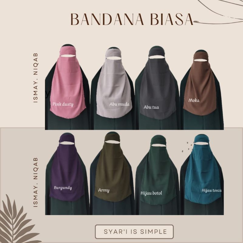 Cadar Bandana sifon arab