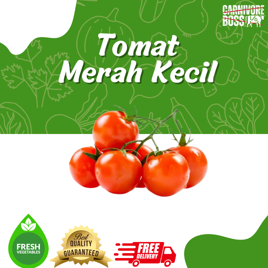 

TOMAT CHERRY SUPER FRESH 1 KG / TOMAT MERAH KECIL / TOMAT / SAYUR