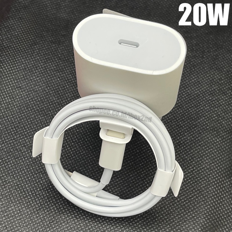 Charger 20W Type C Fast Charging 2 Pin/ Adaptor 20W/ Kabel Fast Charge