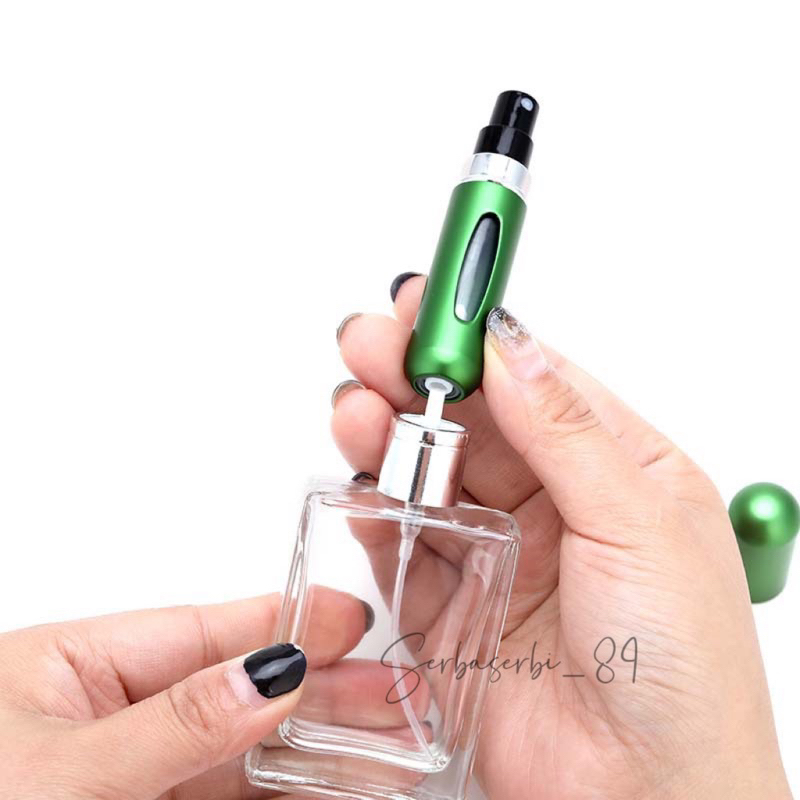 botol parfum mini isi ulang 5ml aluminium botol mini travel